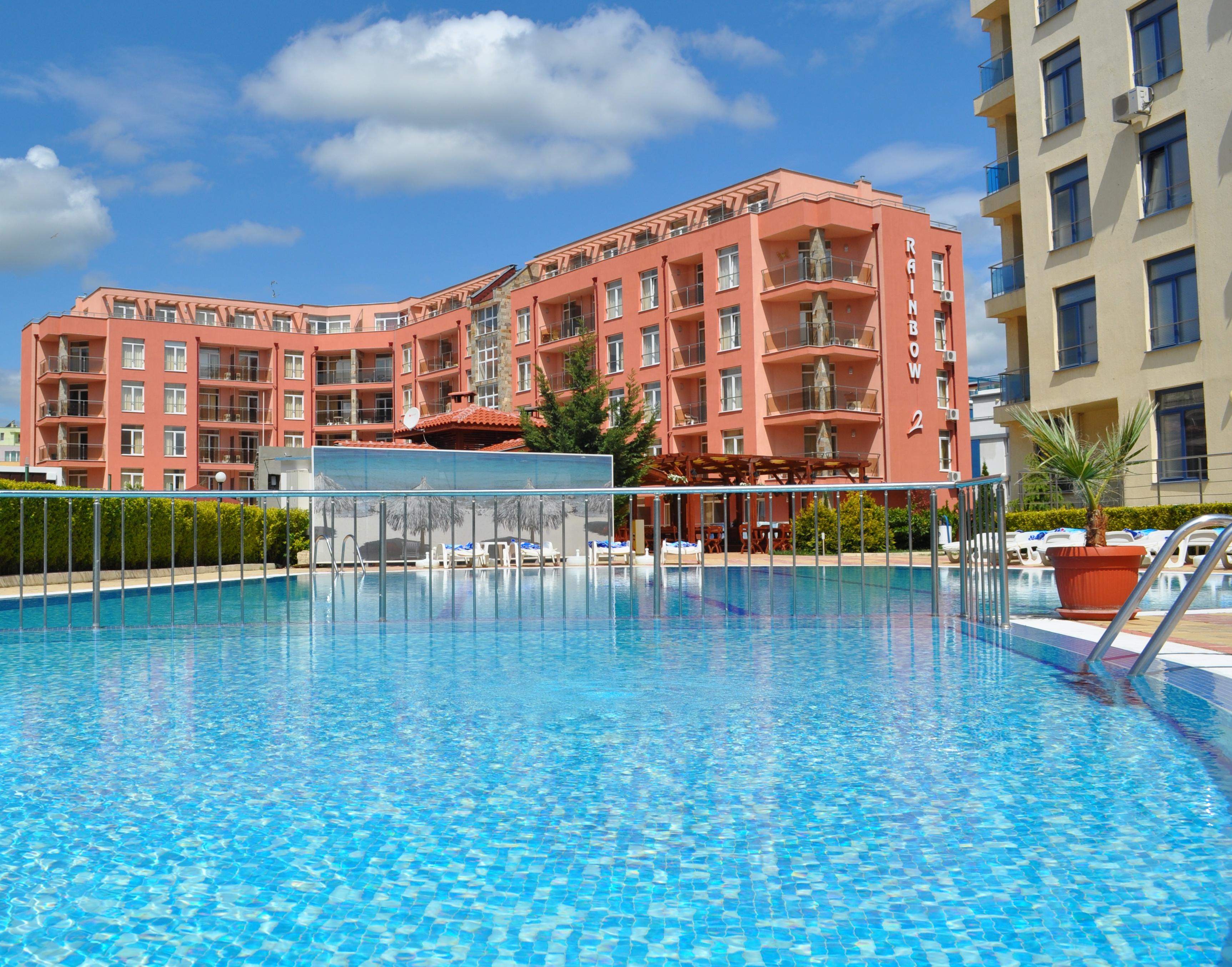 Rainbow 2 Holiday Complex Sunny Beach Eksteriør billede